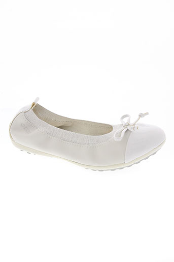 geox chaussures fille de couleur blanc