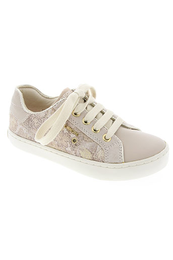 geox chaussures fille de couleur beige