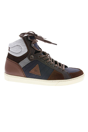 le coq sportif chaussures homme de couleur marron
