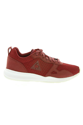le coq sportif chaussures femme de couleur rouge
