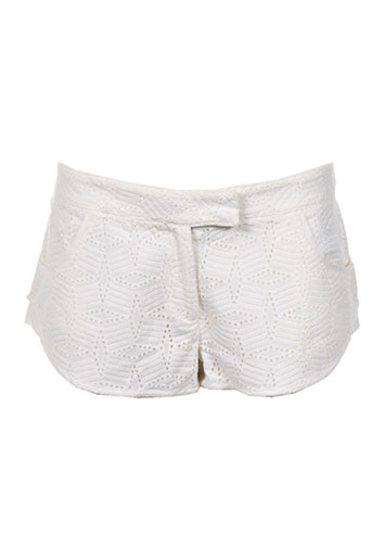 une fille shorts / bermudas fille de couleur blanc