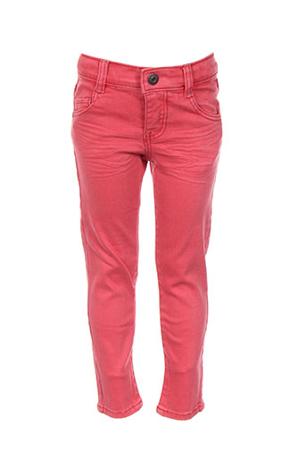 absorba pantalons fille de couleur rouge