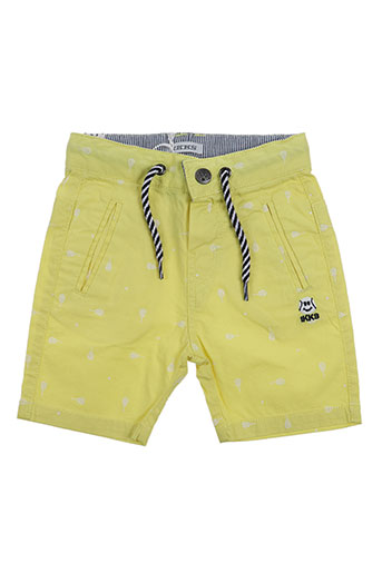 ikks shorts / bermudas garçon de couleur jaune