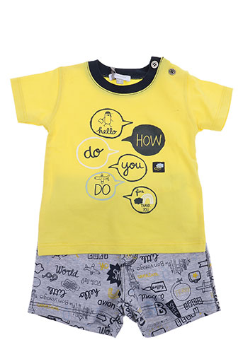 absorba ensemble garçon de couleur jaune
