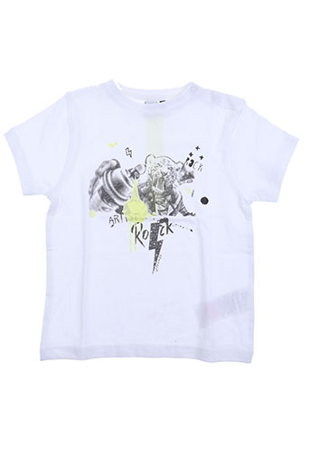 3 pommes t-shirts fille de couleur blanc