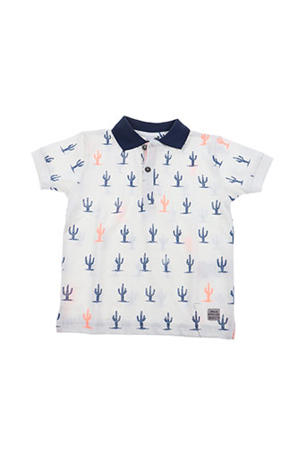 3 pommes t-shirts garçon de couleur blanc