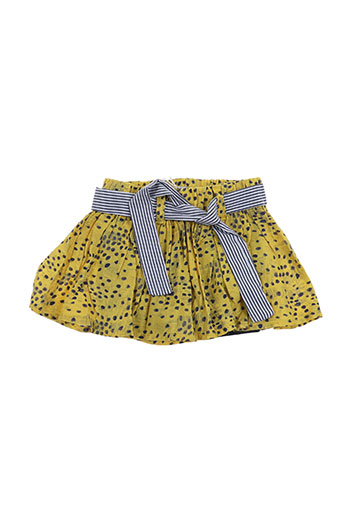 ikks jupes fille de couleur jaune