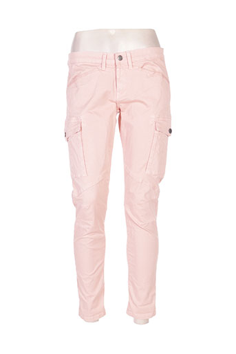 teddy smith pantalons femme de couleur rose
