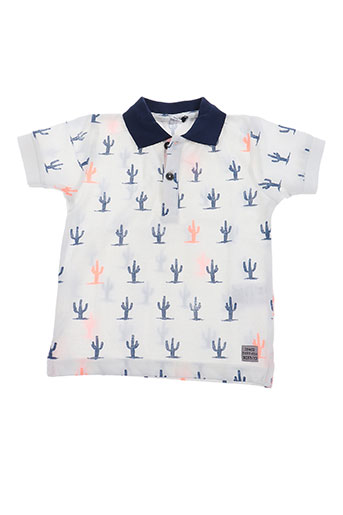 3 pommes t-shirts garçon de couleur blanc