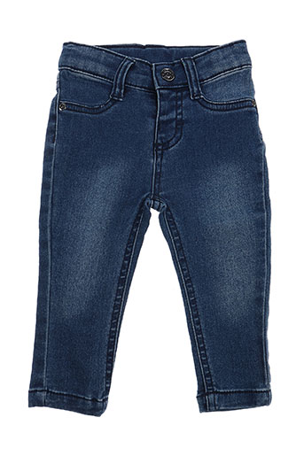 3 pommes jeans fille de couleur bleu