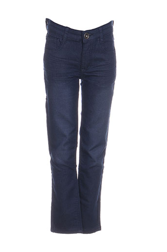 3 pommes pantalons fille de couleur bleu