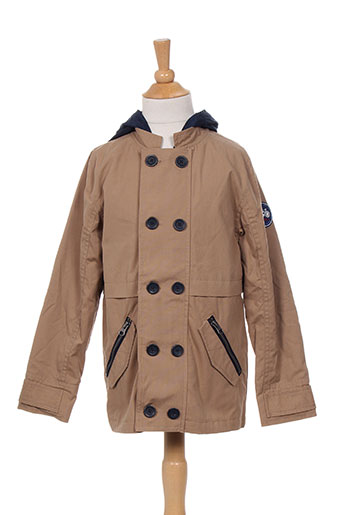 jean bourget manteaux garçon de couleur marron
