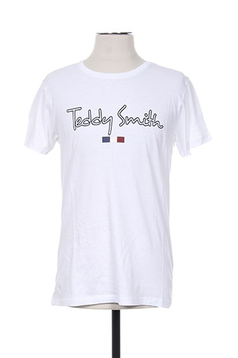 teddy smith t-shirts garçon de couleur blanc