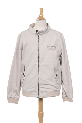 pepe jeans vestes garçon de couleur beige