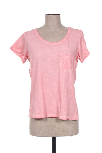 teddy smith t-shirts fille de couleur rose