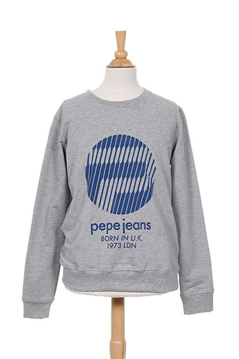 pepe jeans pulls garçon de couleur gris