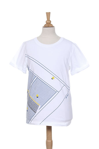 jean bourget t-shirts garçon de couleur blanc
