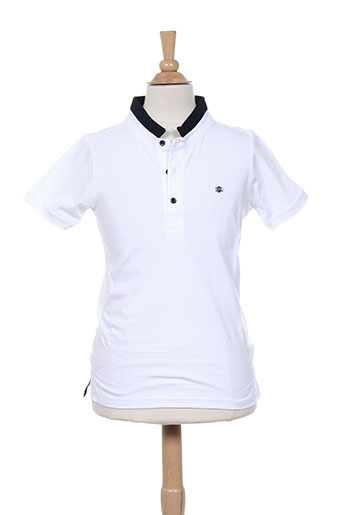 3 pommes t-shirts garçon de couleur blanc