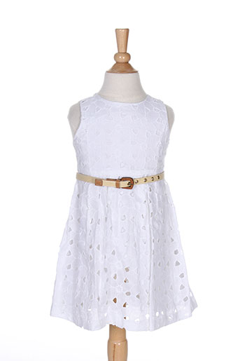 mayoral robes fille de couleur blanc