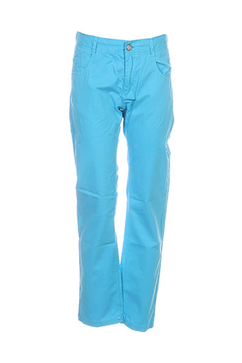 nukutavake pantalons garçon de couleur bleu