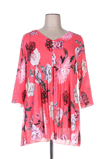 piment rouge tuniques femme de couleur rose