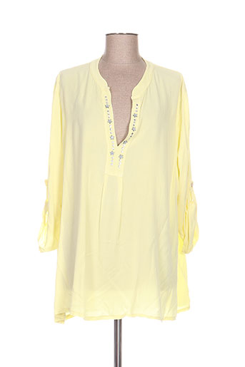 piment rouge tuniques femme de couleur jaune