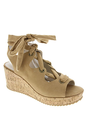 les p'tites bombes chaussures femme de couleur marron