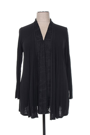 telmail gilets femme de couleur noir