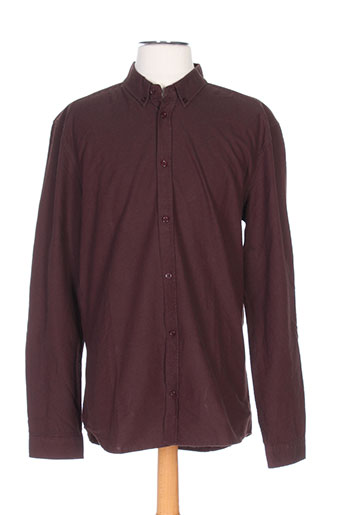 suit chemises homme de couleur marron