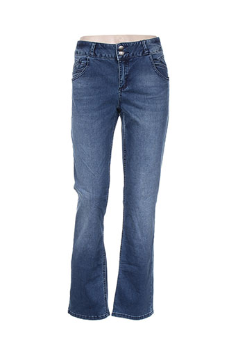 street one jeans femme de couleur bleu