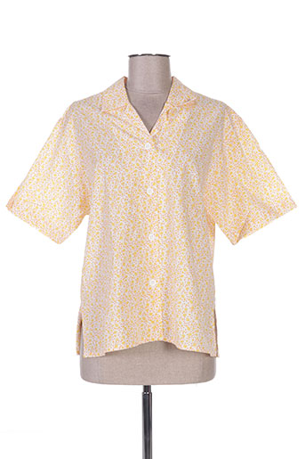 griffon chemises femme de couleur jaune