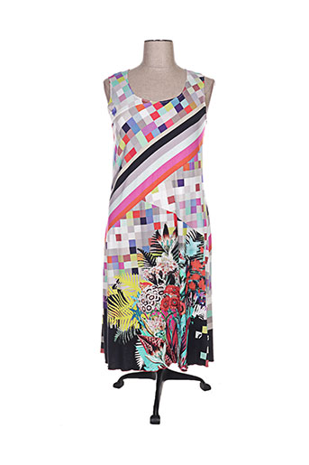 jean delfin robes femme de couleur blanc