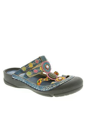 laura vita chaussures femme de couleur bleu