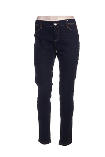desigual pantalons femme de couleur bleu