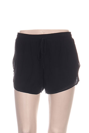teddy smith shorts / bermudas femme de couleur noir