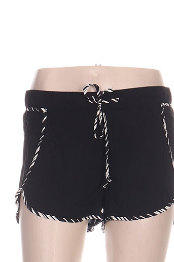 school rag shorts / bermudas femme de couleur noir