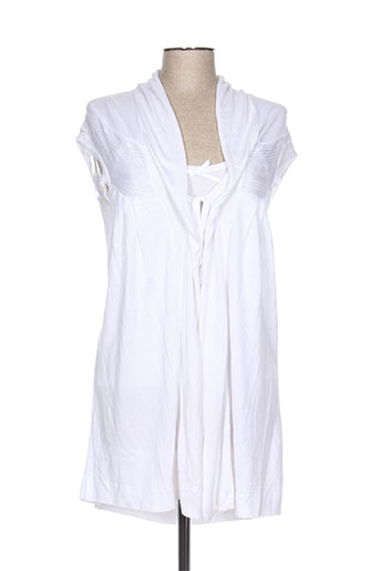 top secret gilets femme de couleur blanc