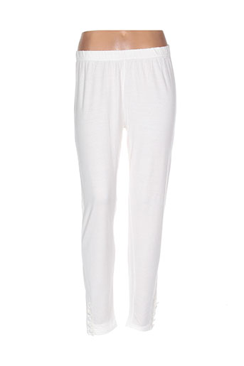 replace pantalons femme de couleur blanc