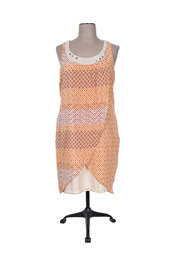 enjoy robes femme de couleur orange