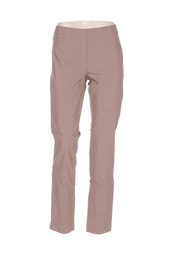 stark pantalons femme de couleur marron