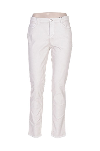 stark pantalons femme de couleur beige