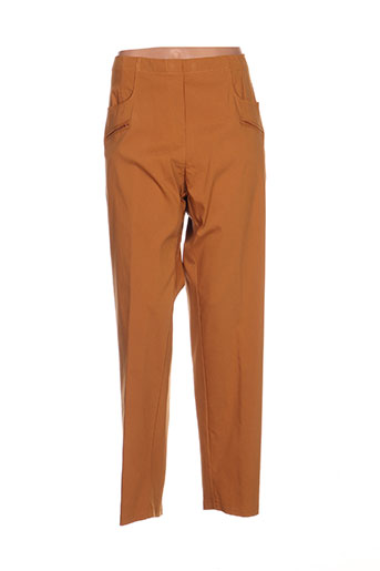 jean marc philippe pantalons femme de couleur marron