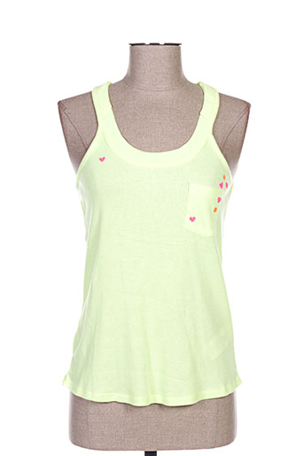 little marcel t-shirts femme de couleur jaune