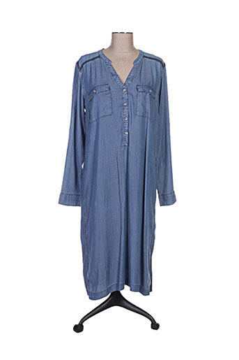 mkt studio robes femme de couleur bleu
