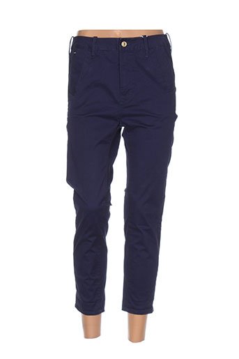 g star pantacourts femme de couleur bleu