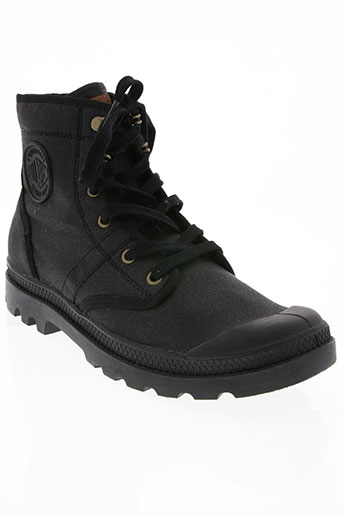 palladium chaussures femme de couleur noir
