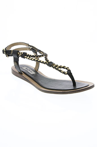 pepe jeans chaussures femme de couleur noir