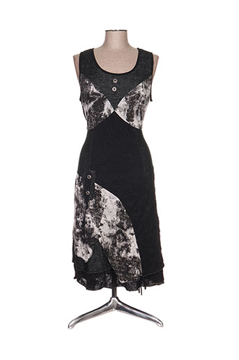 purplerose robes femme de couleur noir