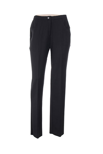 gevana pantalons femme de couleur noir