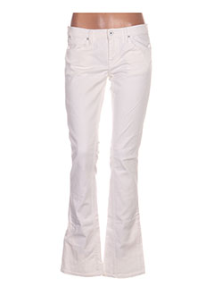 jean bootcut blanc femme